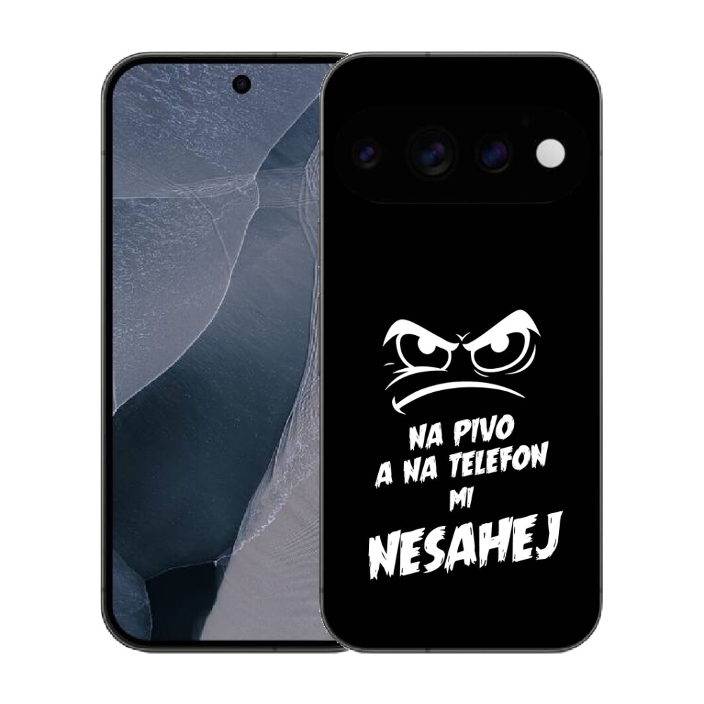 mmCase gél tok a Google Pixel 11 Pro-hoz – sörös motívum 2, fekete háttérrel
