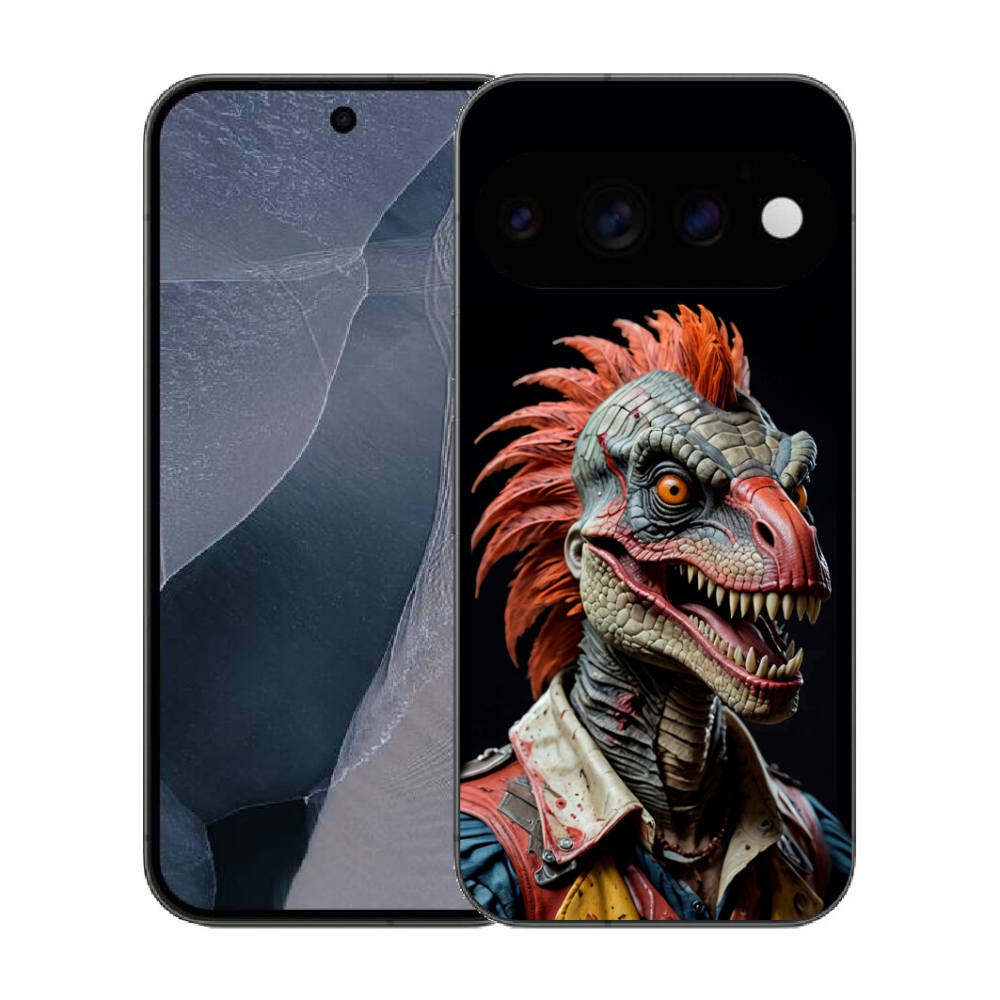 mmCase gél tok a Google Pixel 11 Pro-hoz – punk dinoszaurusz