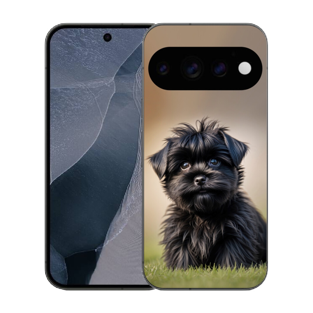 mmCase gél tok a Google Pixel 11 Pro-hoz – aranyos fekete kutyus