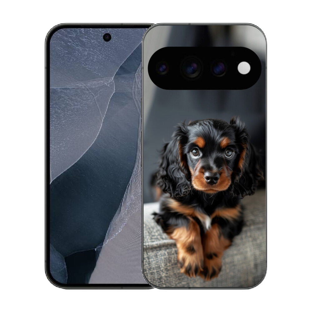 mmCase gél tok a Google Pixel 11 Pro-hoz – aranyos, hosszúszőrű tacskó