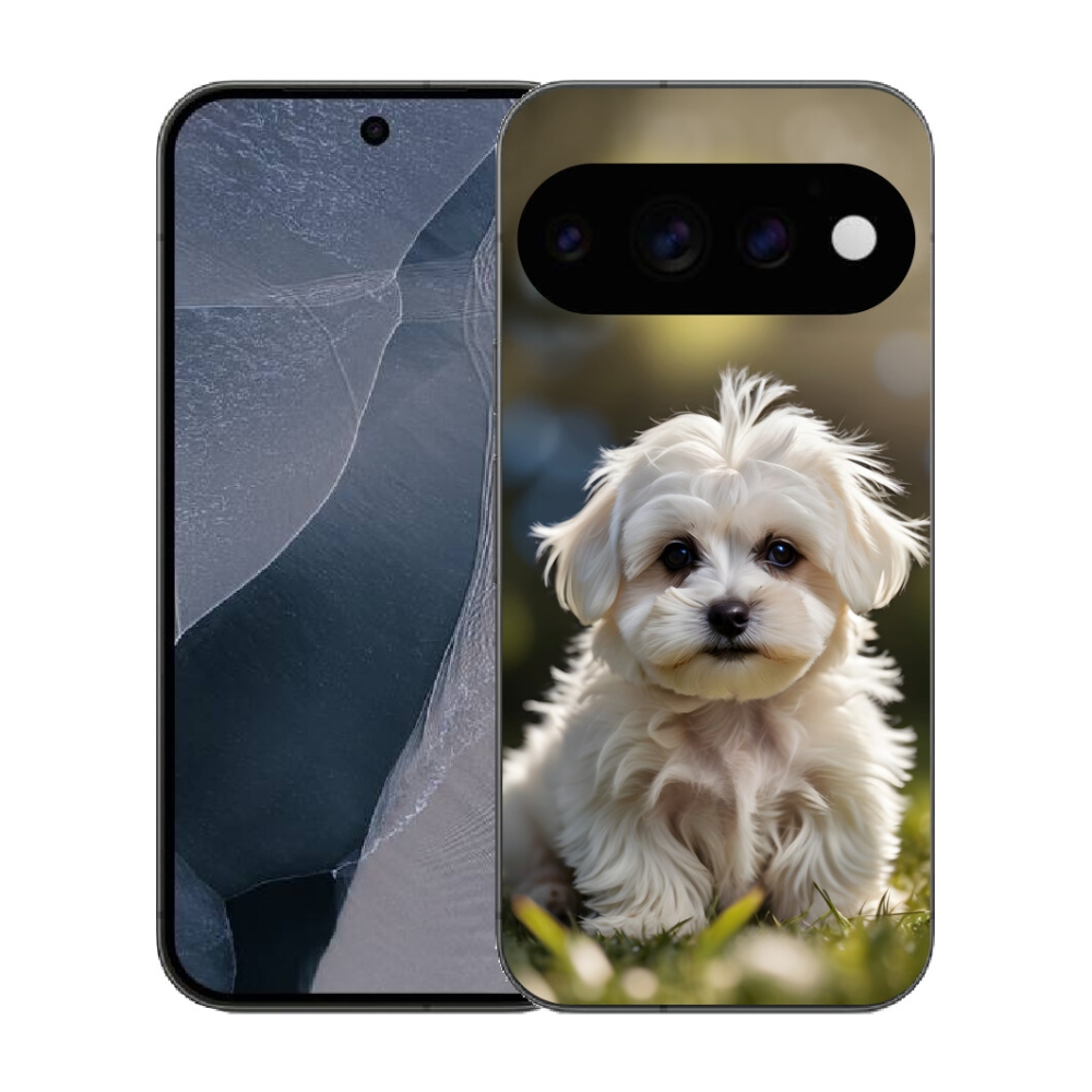 mmCase gél tok a Google Pixel 11 Pro-hoz – aranyos máltai kutyus