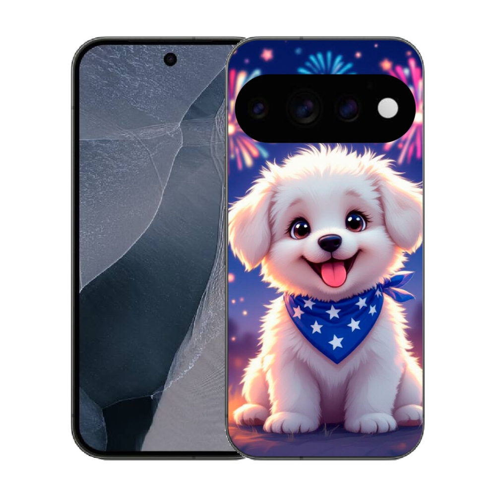 mmCase gél tok a Google Pixel 11 Pro-hoz – ünnepi kiskutya