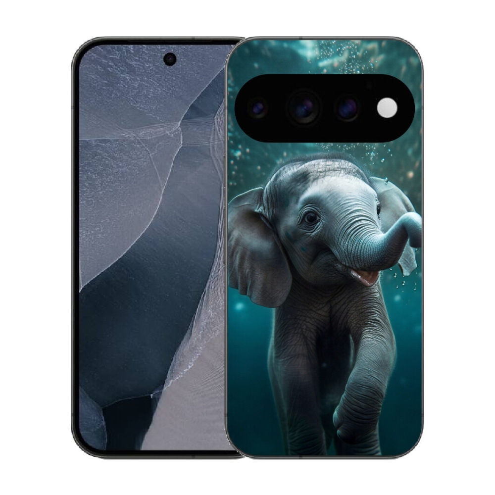 mmCase gél tok a Google Pixel 11 Pro-hoz – víz alatti elefánt