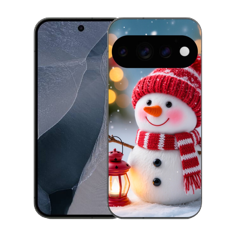 mmCase gél tok a Google Pixel 11 Pro-hoz – hóember 2