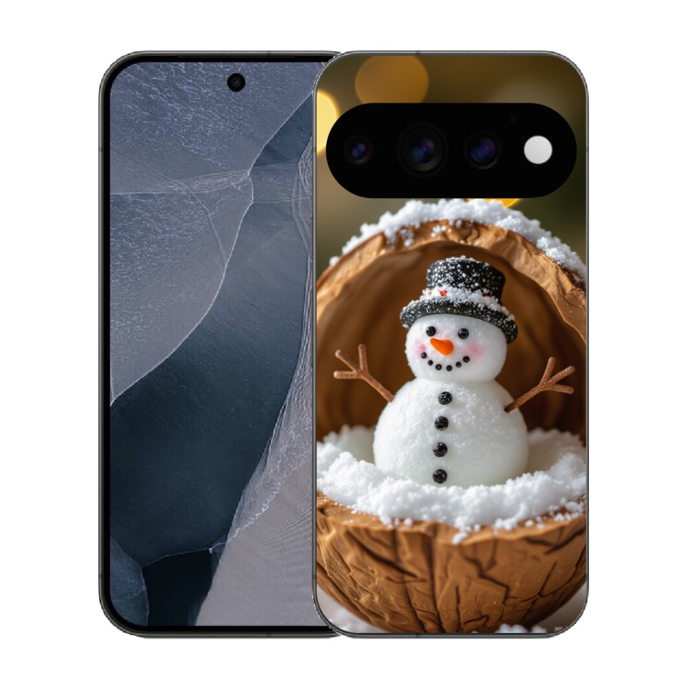 mmCase gél tok a Google Pixel 11 Pro-hoz – hóember 4