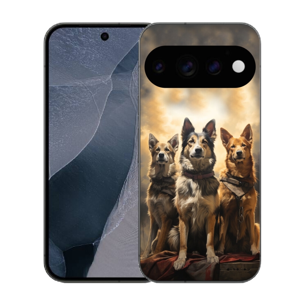 mmCase gél tok a Google Pixel 11 Pro-hoz – három kutya