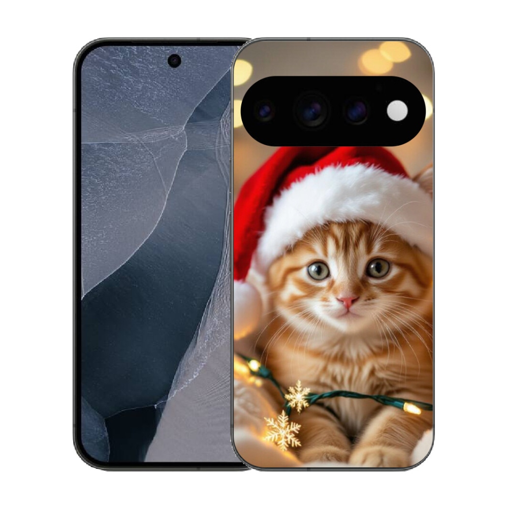 mmCase gél tok a Google Pixel 11 Pro-hoz – karácsonyi cica
