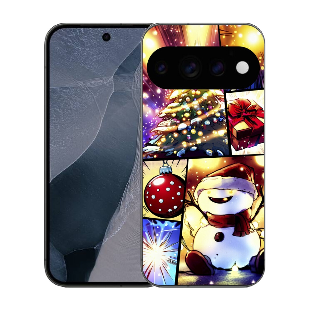 mmCase gél tok a Google Pixel 11 Pro-hoz – karácsonyi motívumok 1