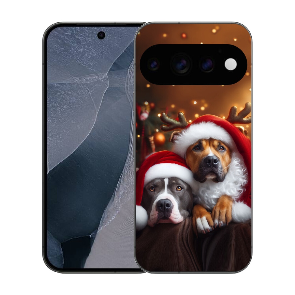 mmCase gél tok a Google Pixel 11 Pro-hoz – karácsonyi kutyák