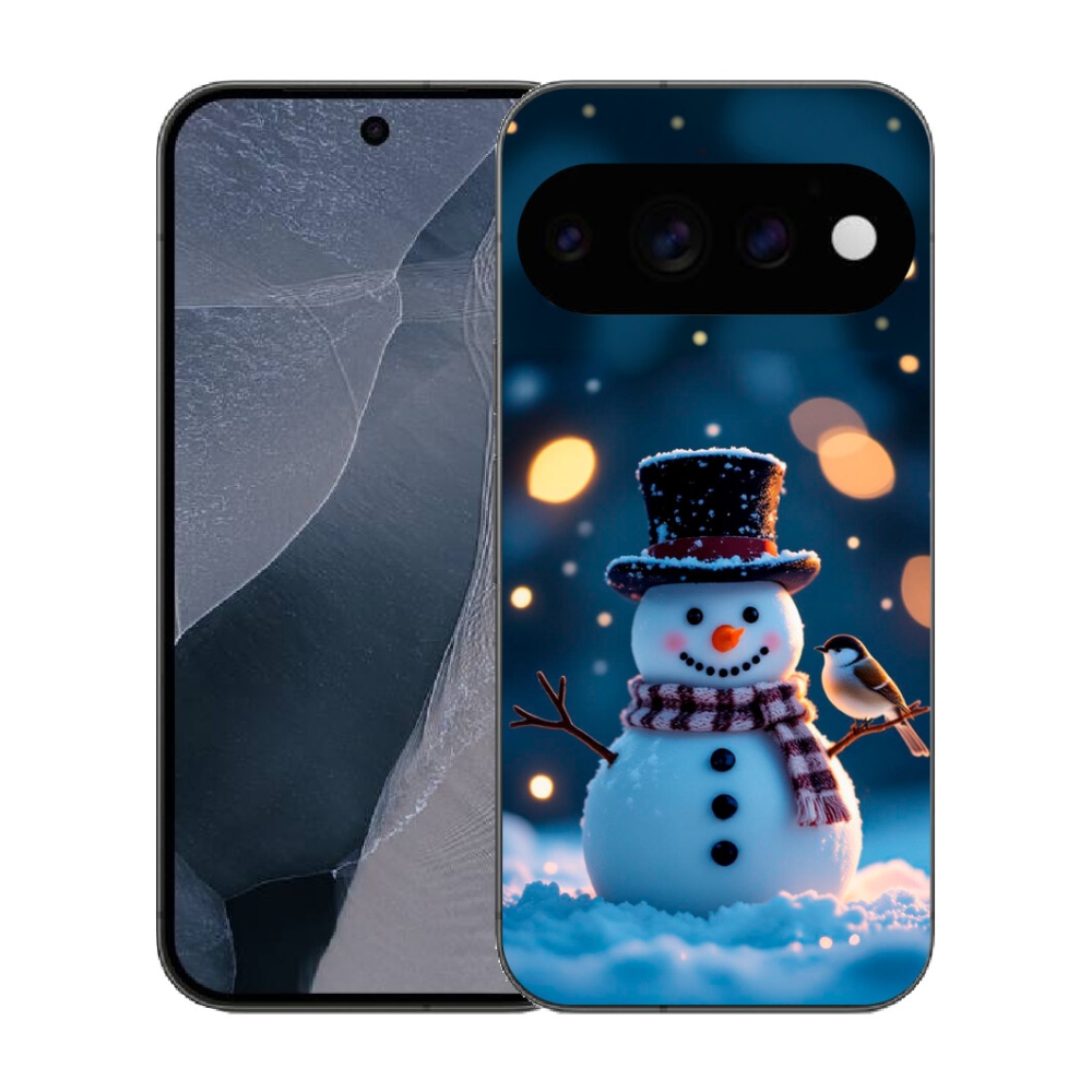 mmCase gél tok a Google Pixel 11 Pro-hoz – karácsonyi hóember