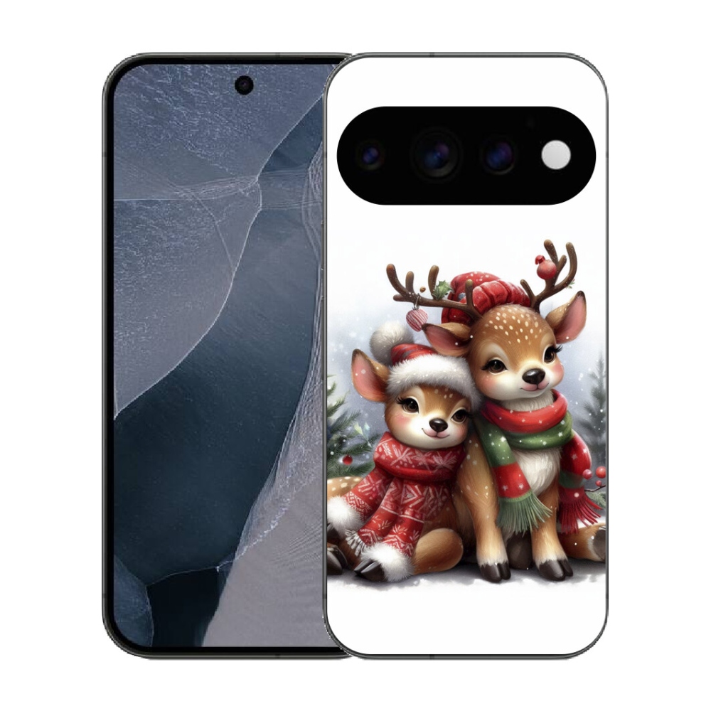 mmCase gél tok a Google Pixel 11 Pro-hoz – karácsonyi rénszarvasok