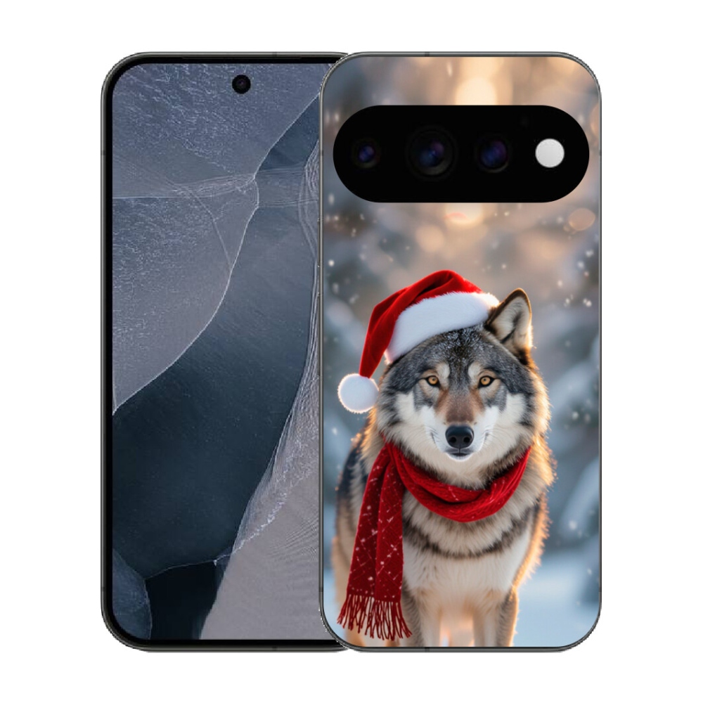 mmCase gél tok a Google Pixel 11 Pro-hoz – karácsonyi farkas
