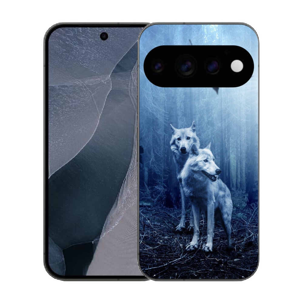 mmCase gél tok a Google Pixel 11 Pro-hoz – farkasok az erdőben