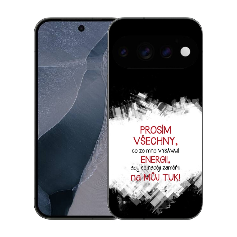 mmCase gél tok a Google Pixel 11 Pro-hoz – vicces felirat, 1 db, piros