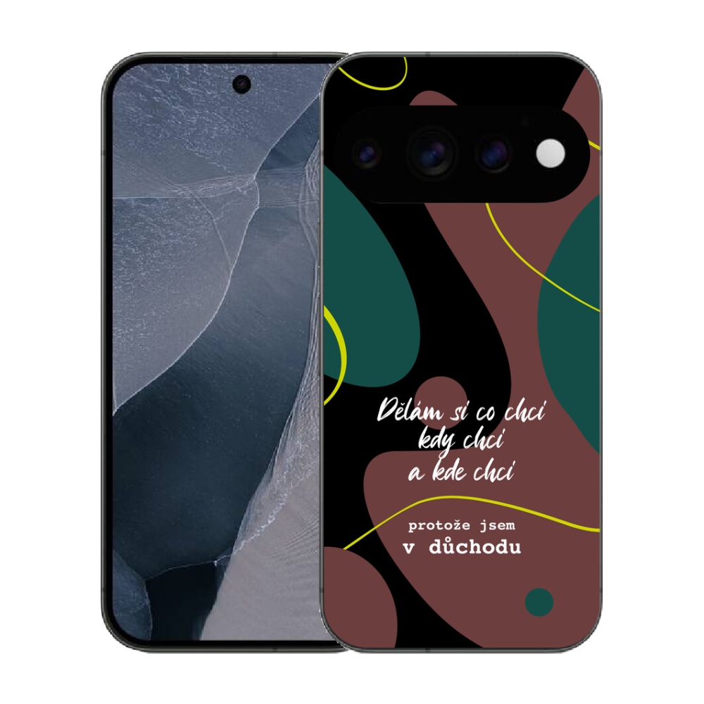mmCase gél tok a Google Pixel 11 Pro-hoz – vicces felirat, 10 fekete háttér