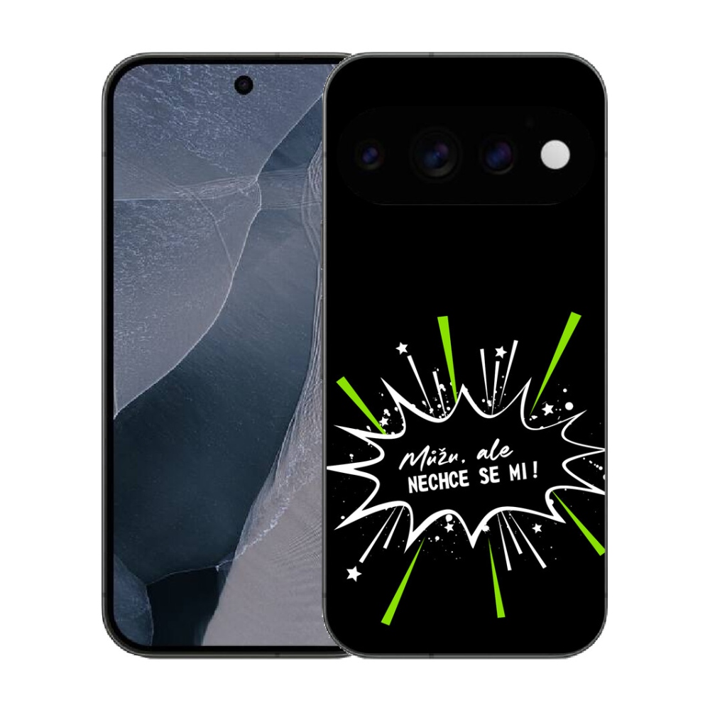 mmCase gél tok a Google Pixel 11 Pro-hoz – vicces felirat, 11-es szám, fekete háttér