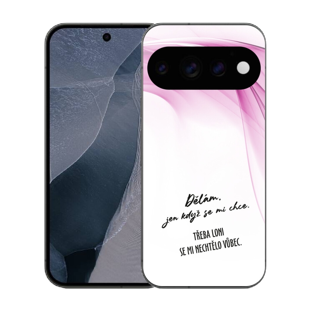 mmCase gél tok a Google Pixel 11 Pro-hoz – vicces felirat, 12, fehér háttér