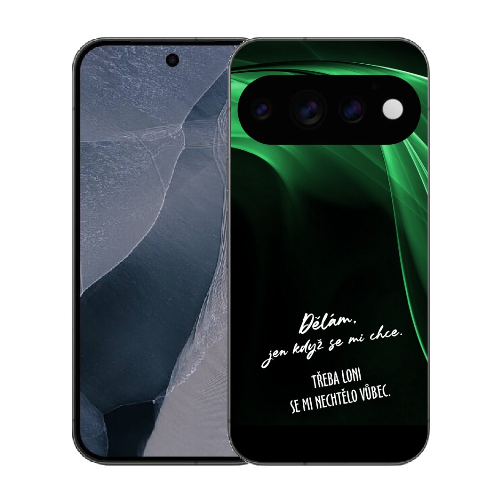 mmCase gél tok a Google Pixel 11 Pro-hoz – vicces felirat, 12, fekete háttér