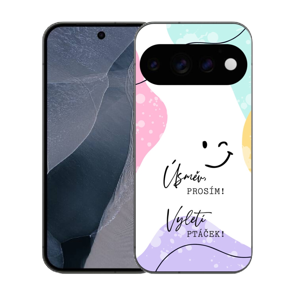 mmCase gél tok a Google Pixel 11 Pro-hoz – vicces felirat, 4 fehér háttér