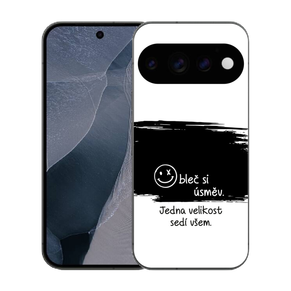 mmCase gél tok a Google Pixel 11 Pro-hoz – vicces felirat, 8 fekete-fehér háttér