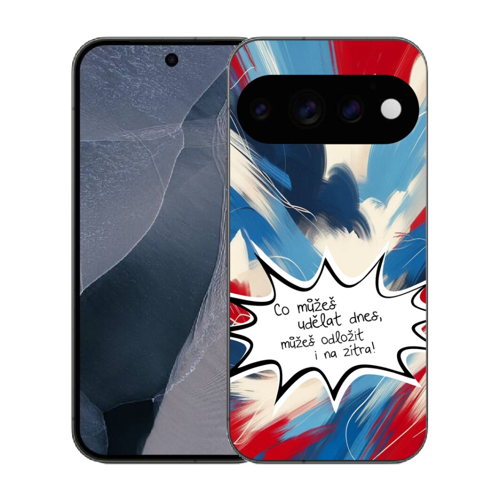 mmCase gél tok a Google Pixel 11 Pro-hoz – vicces felirat, 9-es fehér háttér