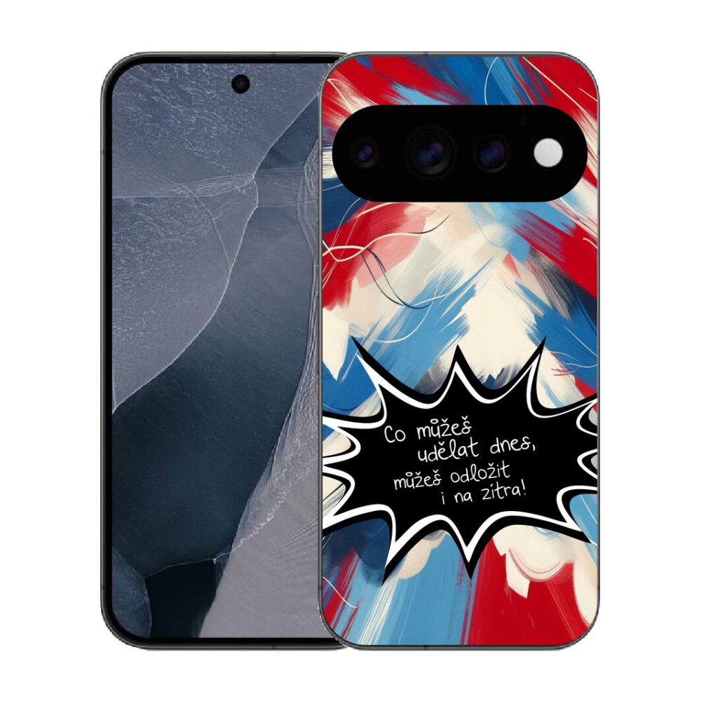 mmCase gél tok a Google Pixel 11 Pro-hoz – vicces felirat, 9-es fekete háttér