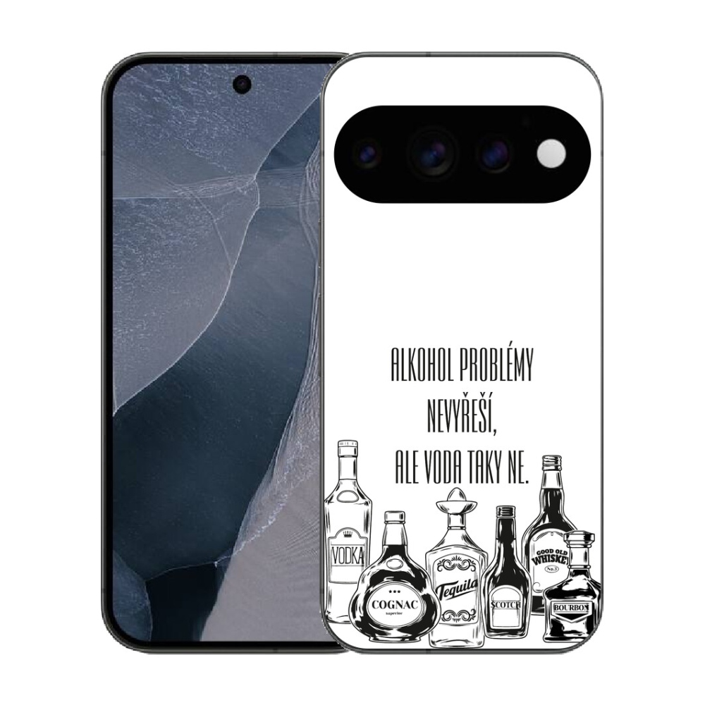 mmCase gél tok a Google Pixel 11 Pro-hoz – vicces felirat fehér háttérrel