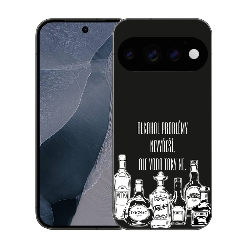 mmCase gél tok a Google Pixel 11 Pro-hoz – vicces felirat fekete háttérrel