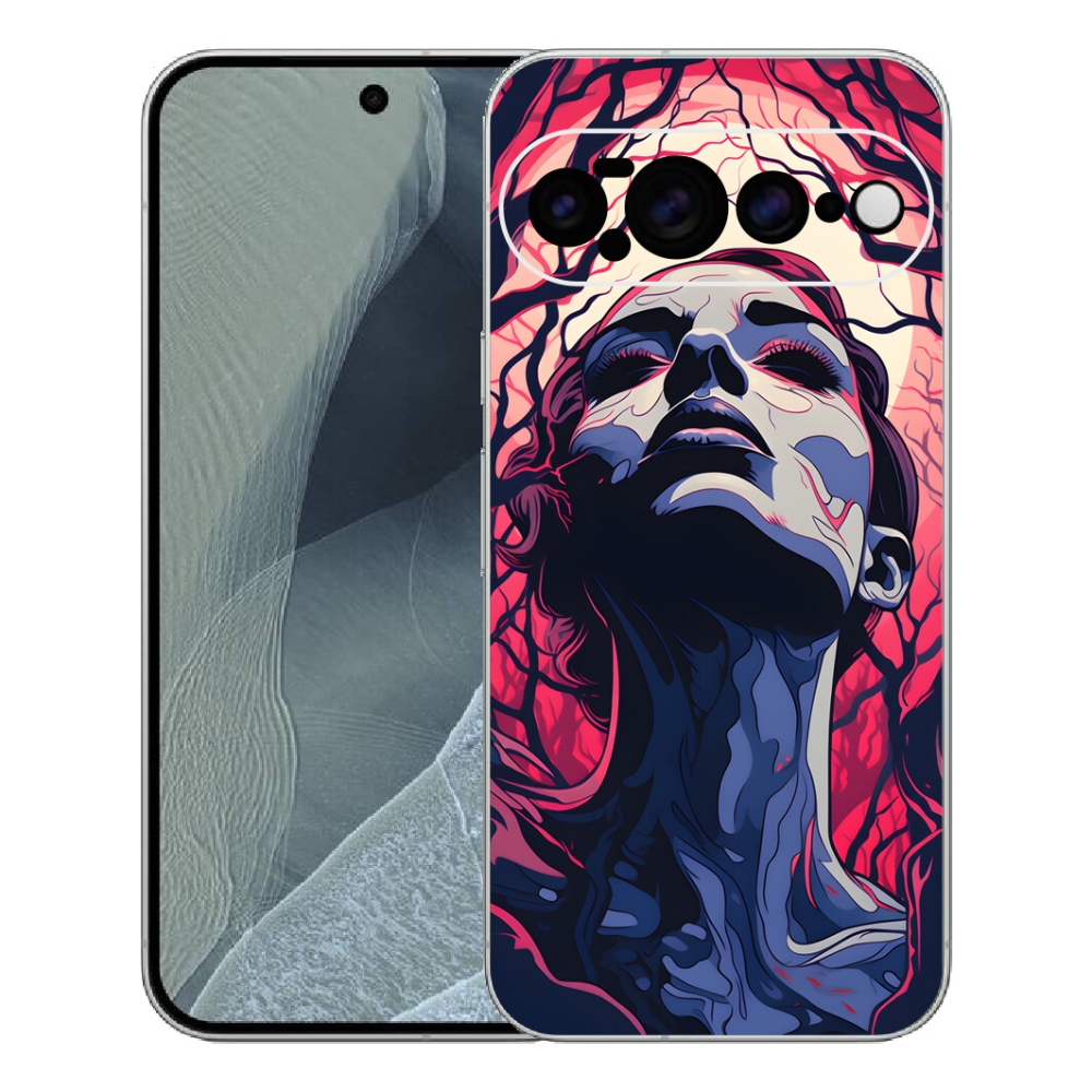 mmCase gél tok a Google Pixel 11 Pro XL-hez – absztrakt arc