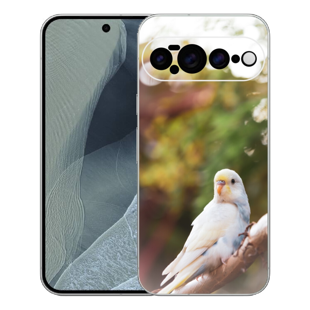 mmCase gél tok a Google Pixel 11 Pro XL-hez – fehér papagáj