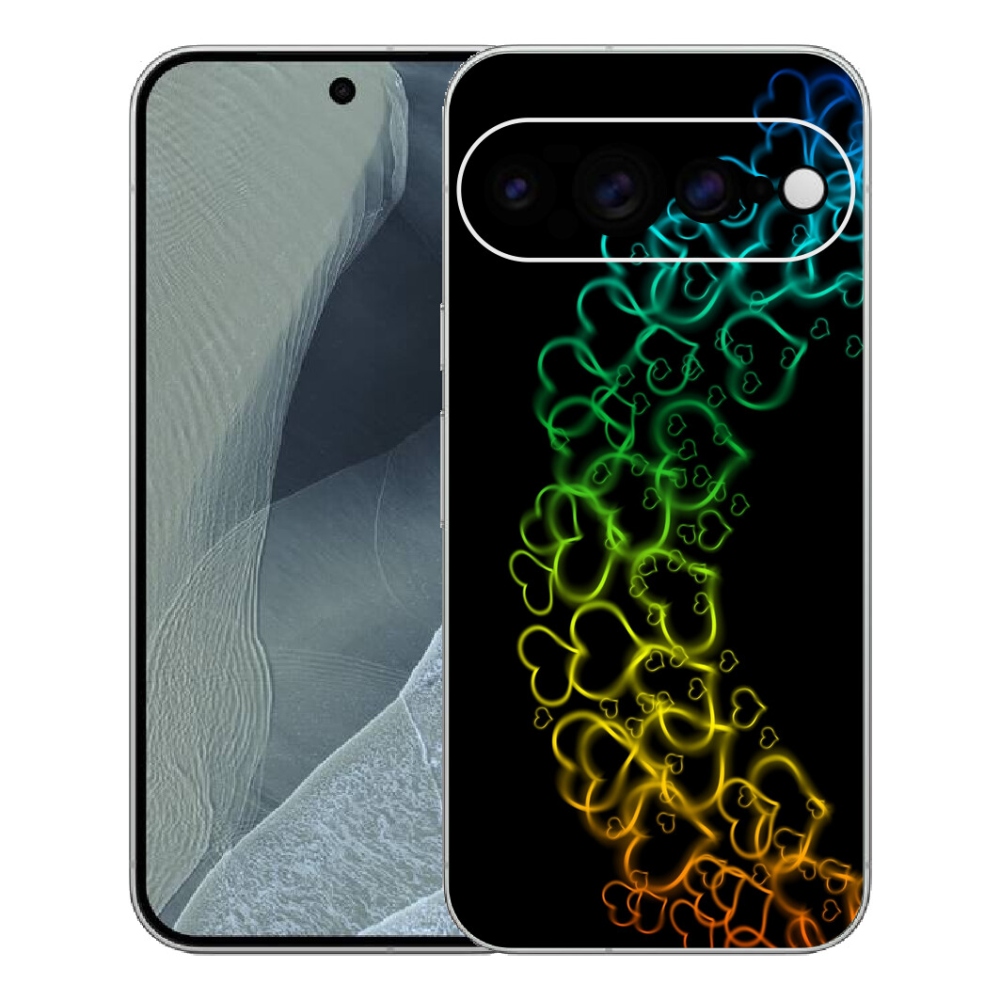 mmCase gél tok a Google Pixel 11 Pro XL-hez – színes szívecskék