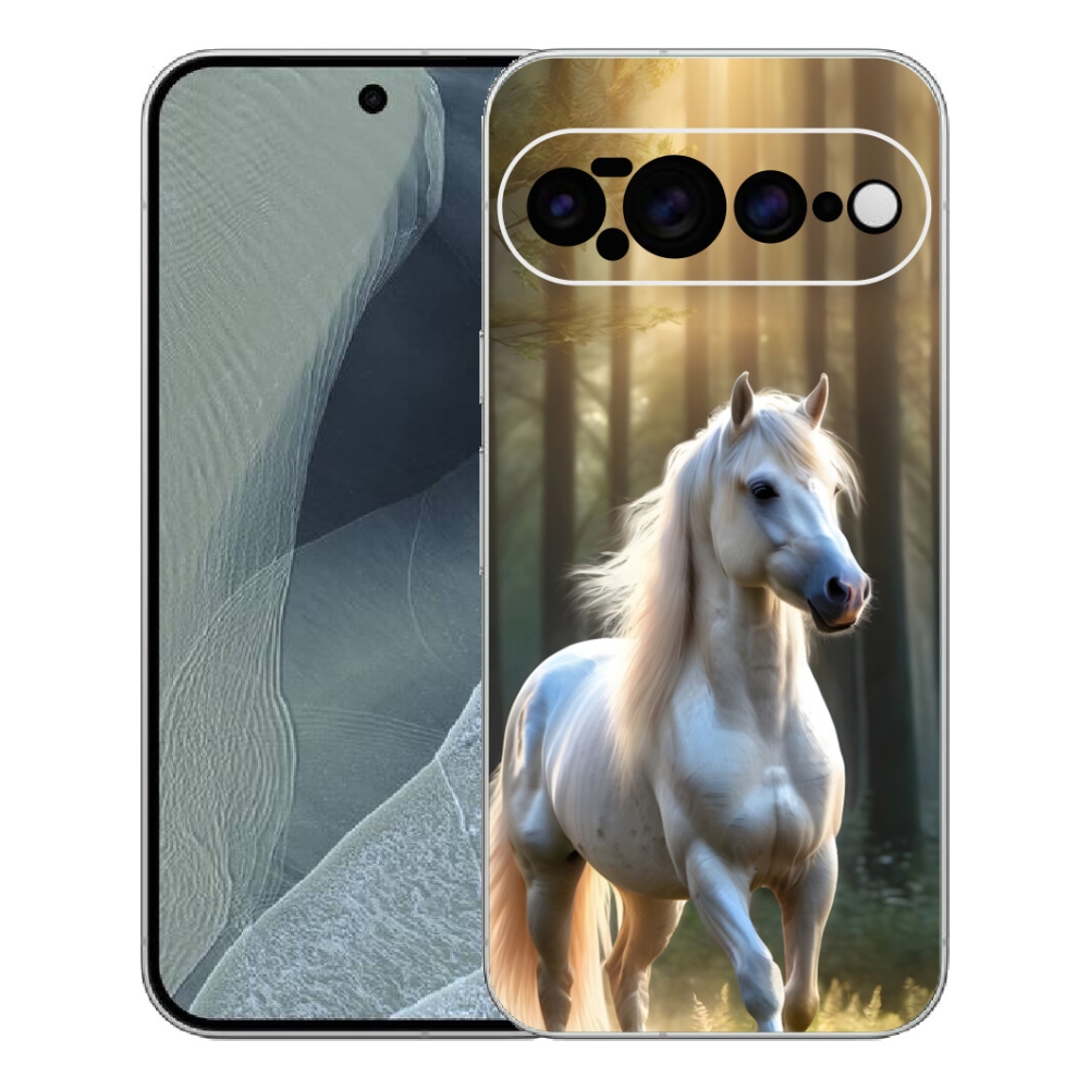 mmCase gél tok a Google Pixel 11 Pro XL-hez – fehér ló 3