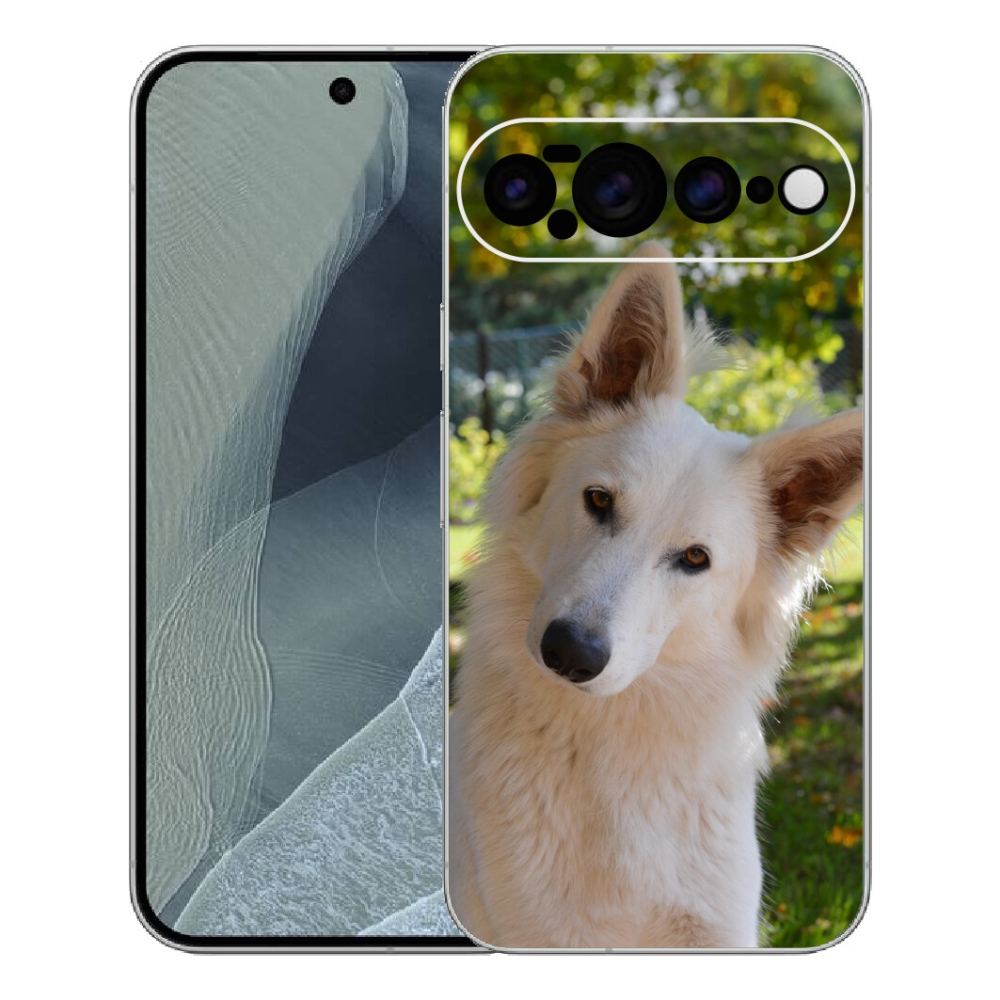 mmCase gél tok a Google Pixel 11 Pro XL-hez – fehér svájci juhászkutya 1