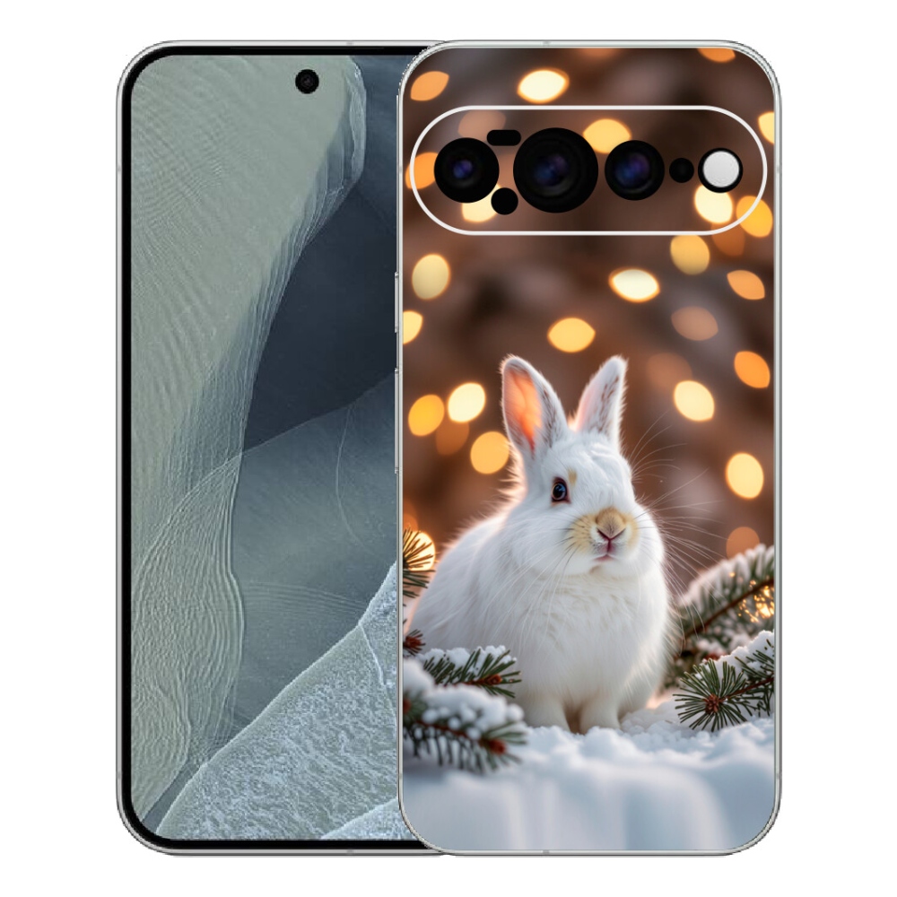 mmCase gél tok a Google Pixel 11 Pro XL-hez – fehér nyúl
