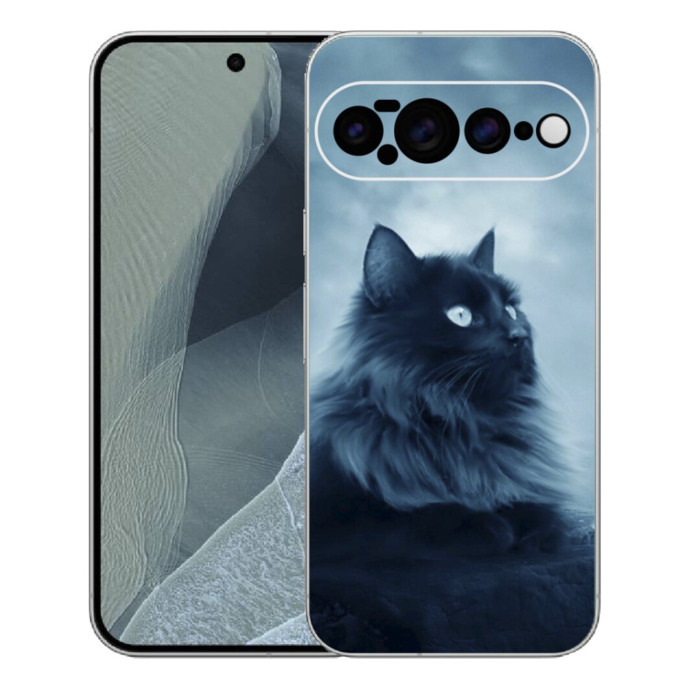 mmCase gél tok a Google Pixel 11 Pro XL-hez – fekete macska 1