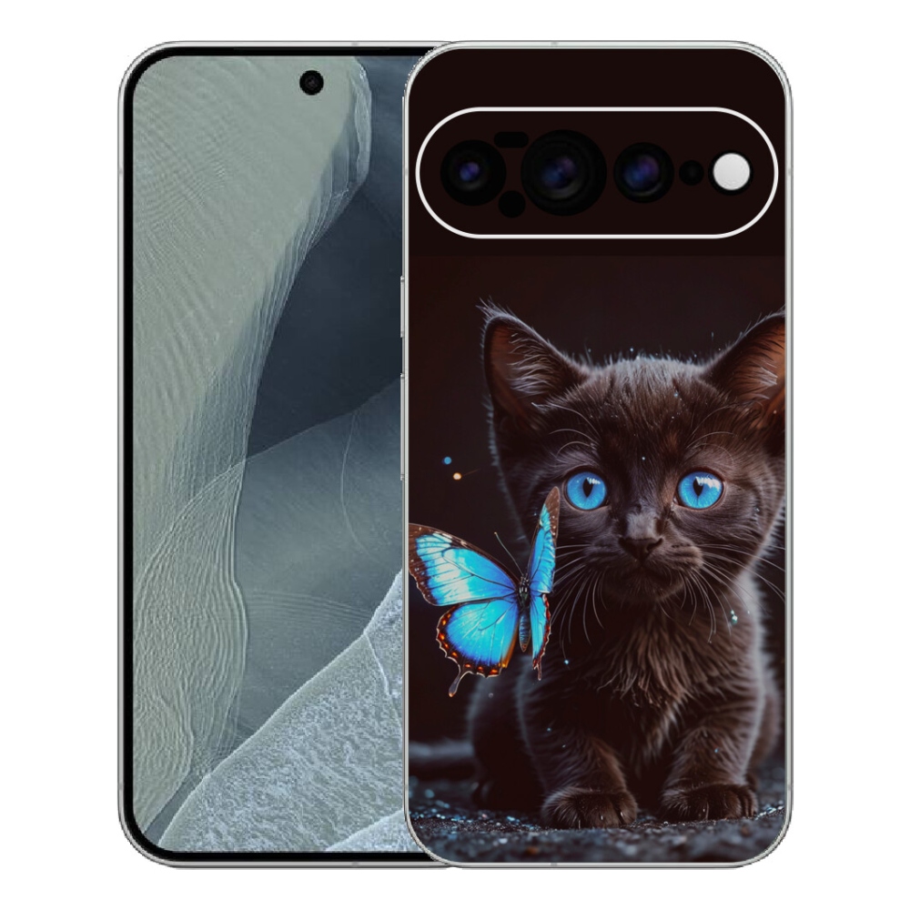 mmCase gél tok a Google Pixel 11 Pro XL-hez – fekete cica 3