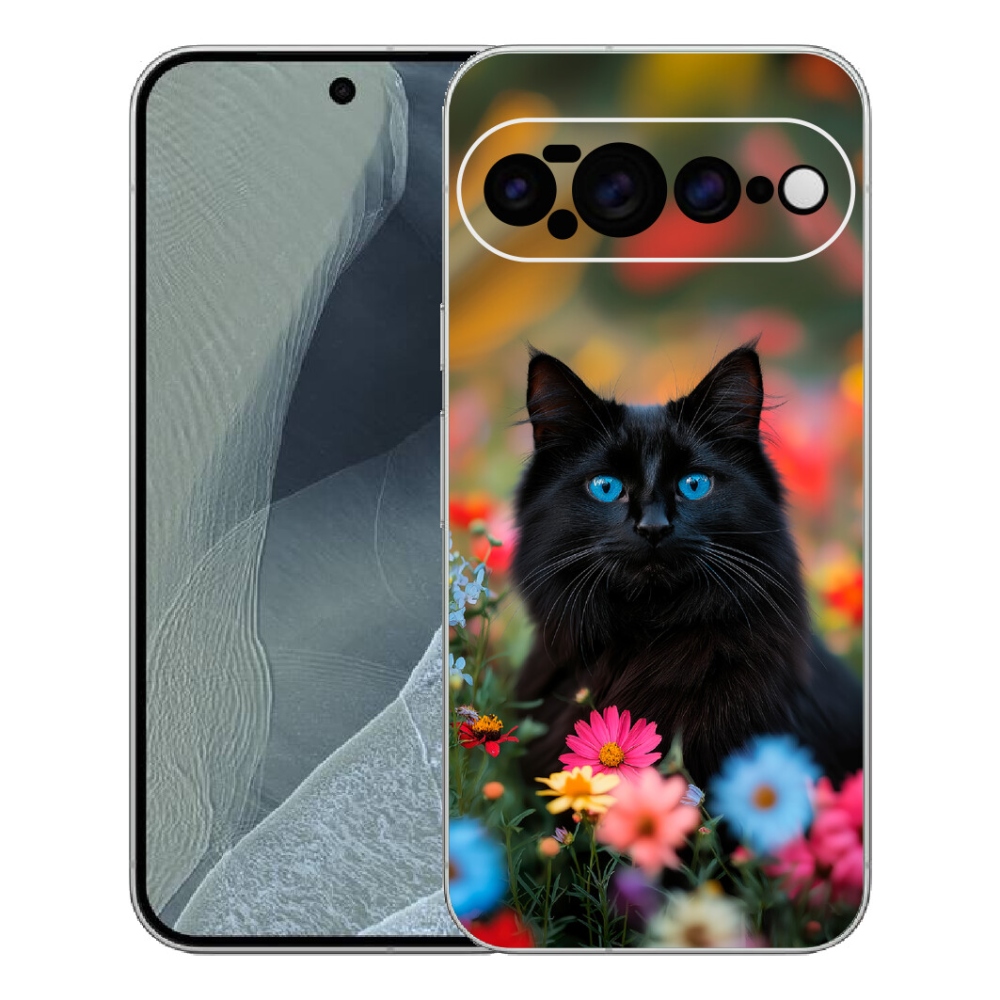 mmCase gél tok a Google Pixel 11 Pro XL-hez – fekete cica 4