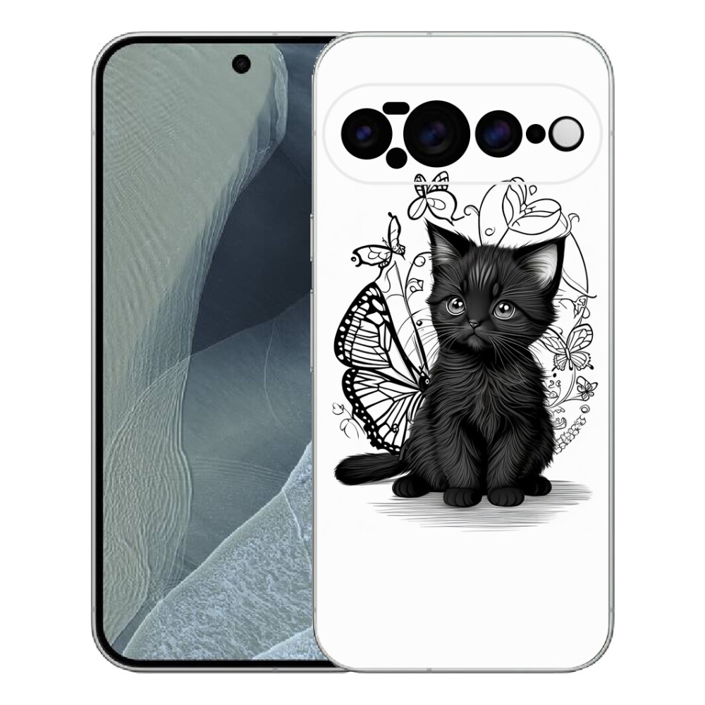 mmCase gél tok a Google Pixel 11 Pro XL-hez – fekete cica