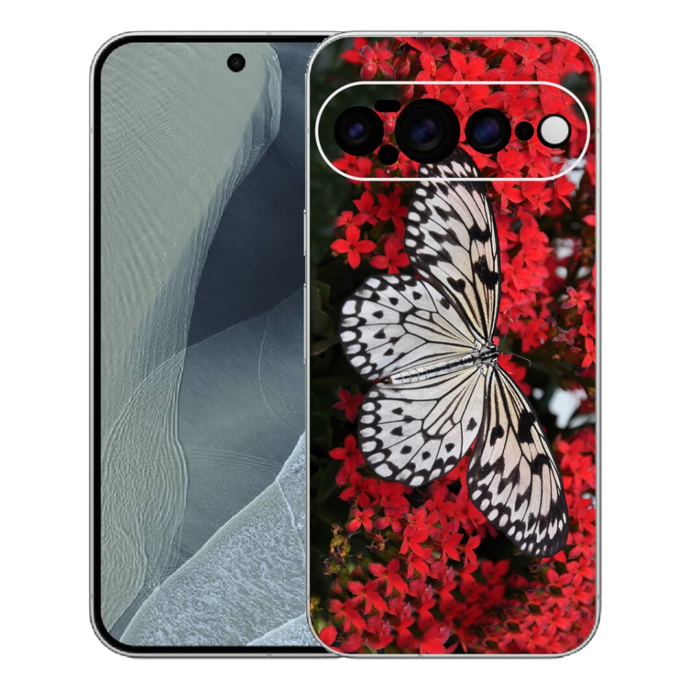 mmCase gél tok a Google Pixel 11 Pro XL-hez – fekete-fehér pillangó 1