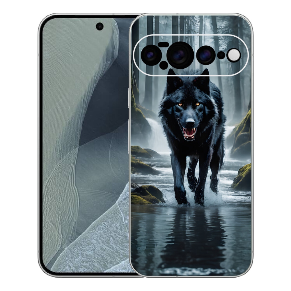 mmCase gél tok a Google Pixel 11 Pro XL-hez – fekete farkas