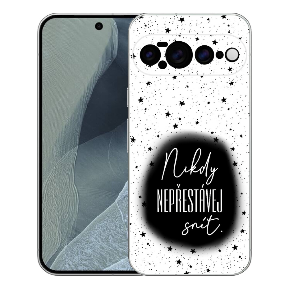 mmCase gél tok a Google Pixel 11 Pro XL-hez – 1. idézet, fekete-fehér háttér