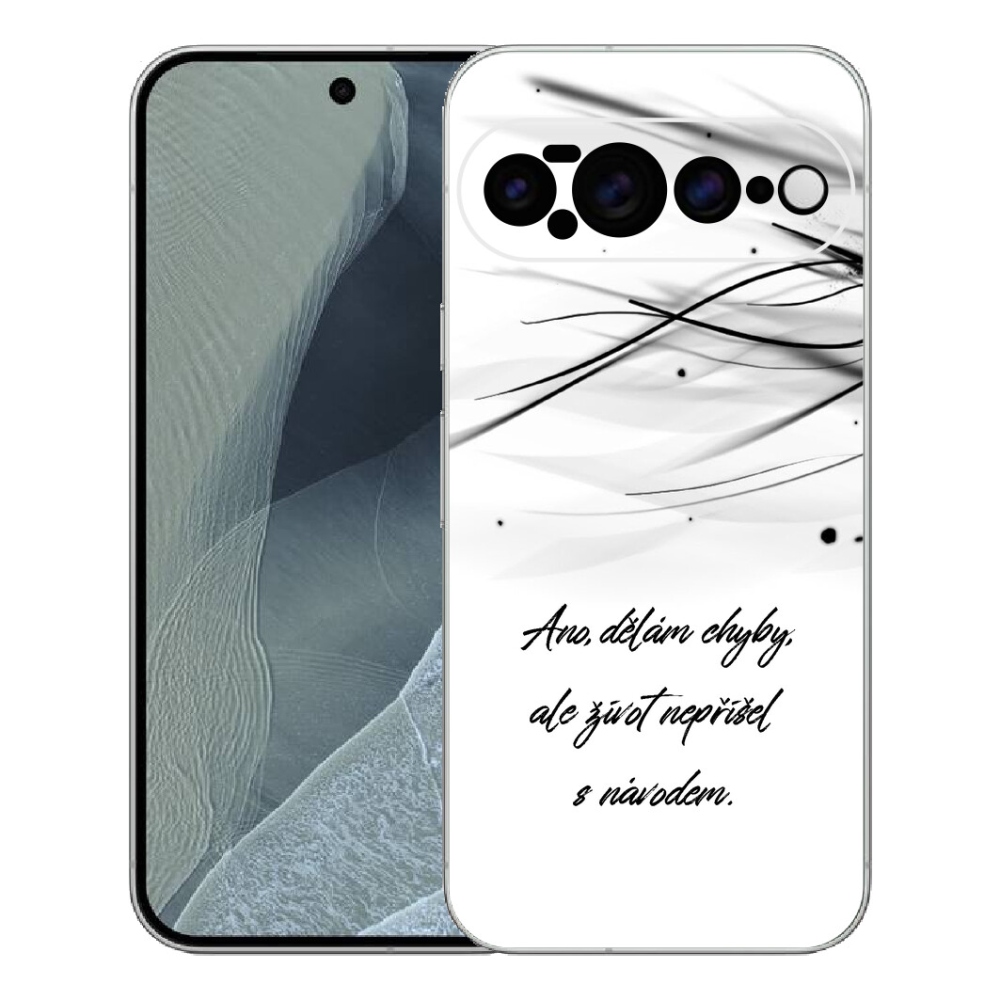 mmCase gél tok a Google Pixel 11 Pro XL-hez – idézet fehér háttérrel