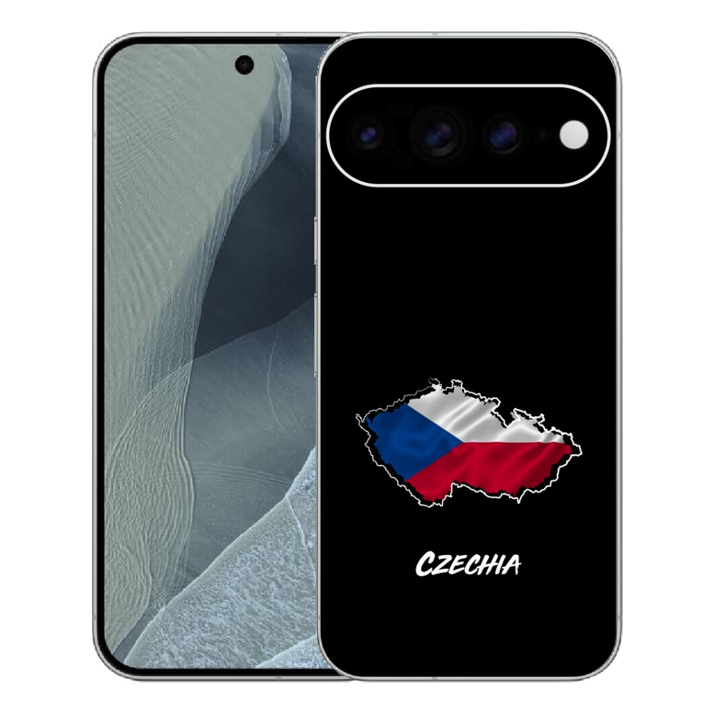 mmCase gél tok a Google Pixel 11 Pro XL-hez – Csehország, fekete háttér
