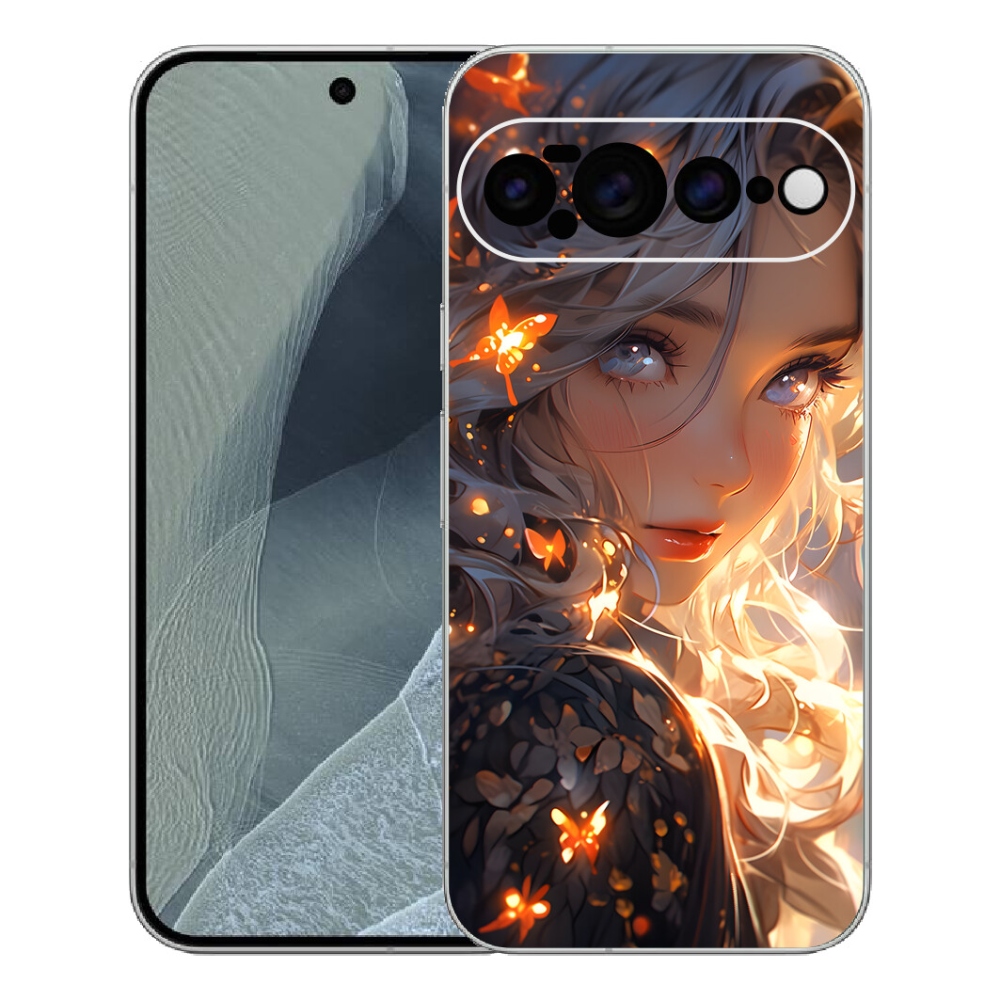 mmCase gél tok a Google Pixel 11 Pro XL-hez – lány és pillangók