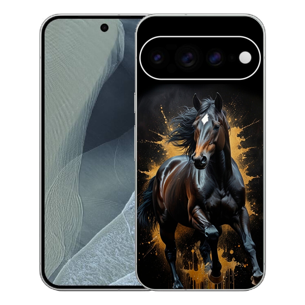 mmCase gél tok a Google Pixel 11 Pro XL-hez – elegáns fekete csikó