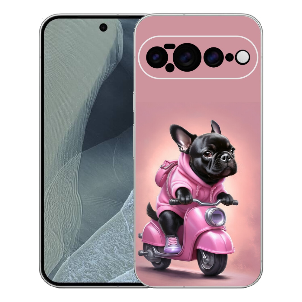 mmCase gél tok a Google Pixel 11 Pro XL-hez – francia buldog robogón