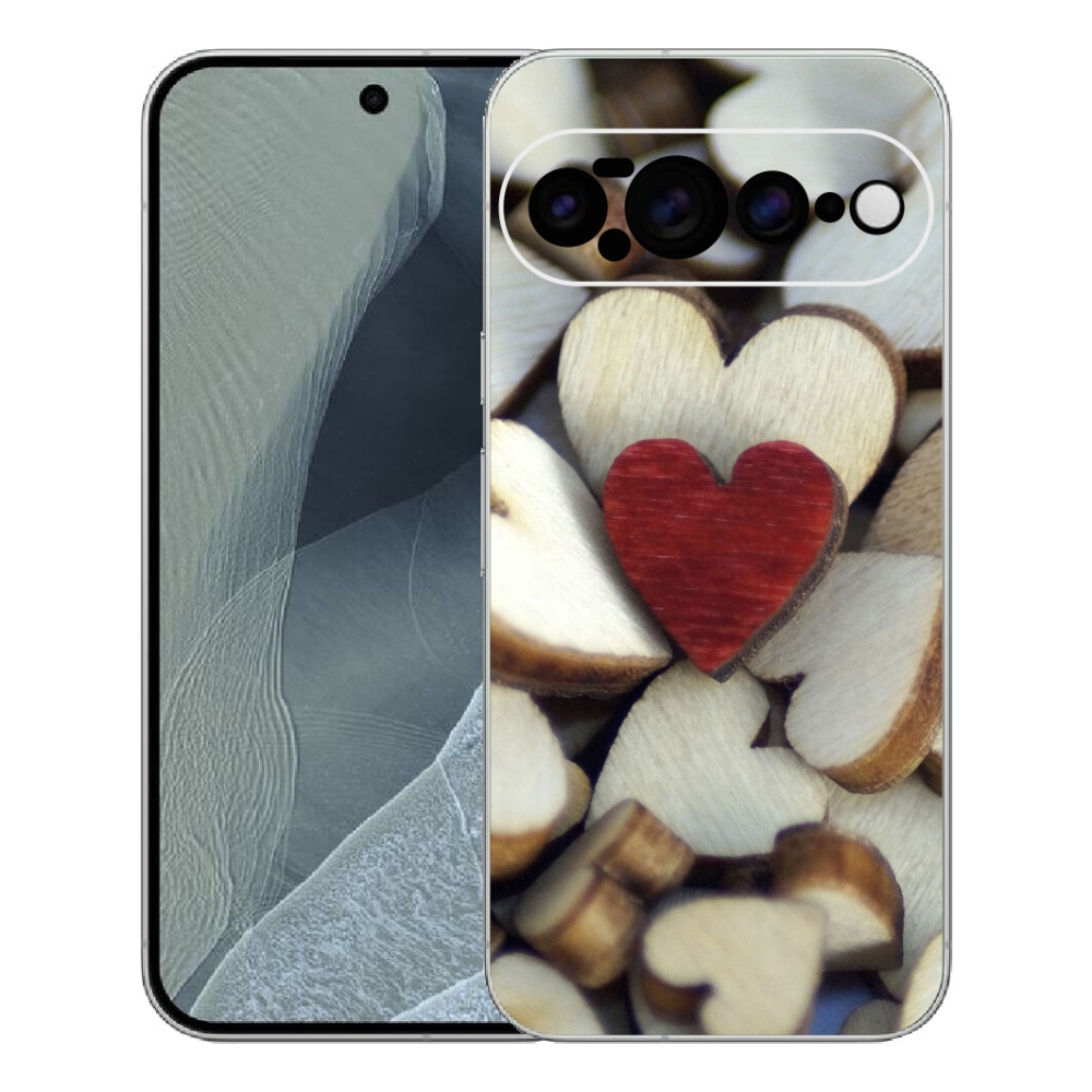 mmCase gél tok a Google Pixel 11 Pro XL-hez – gravírozott piros szív 