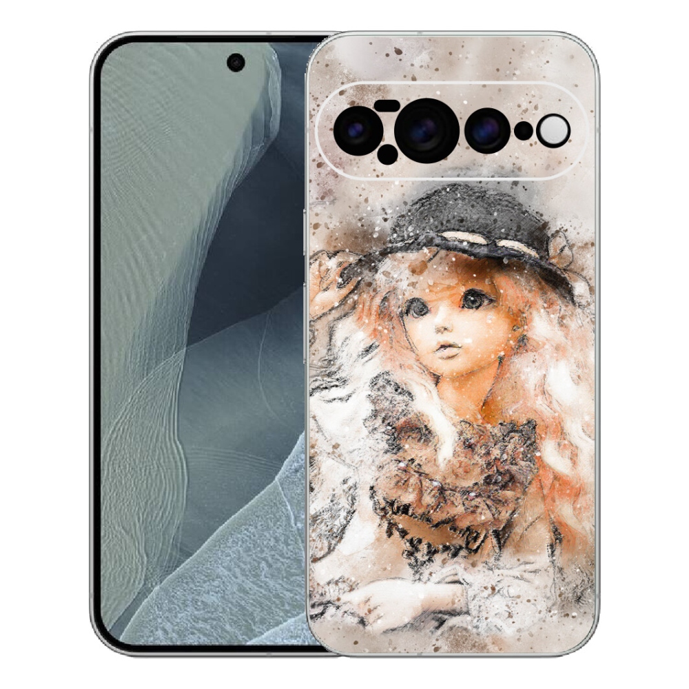 mmCase gél tok a Google Pixel 11 Pro XL-hez – kalapos kislány