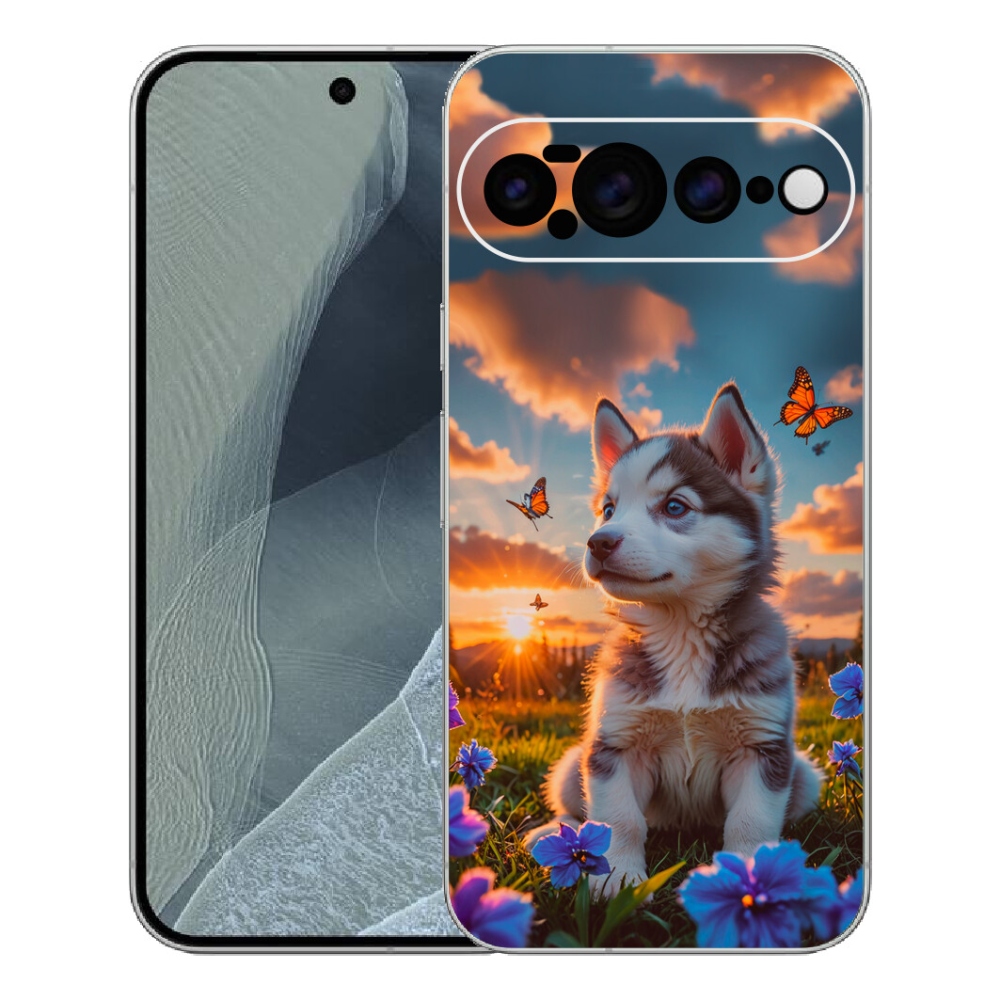 mmCase gél tok a Google Pixel 11 Pro XL-hez – husky naplementekor