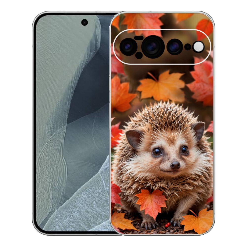 mmCase gél tok a Google Pixel 11 Pro XL-hez – sündisznó a levelek között